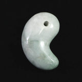 糸魚川翡翠  ヒスイ 小滝産 薄緑 30mm勾玉 ディレクトリカード付 12.23g (ID:83445)