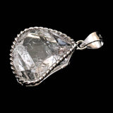 米国NY州産 ハーキマーダイヤモンド 原石　ペンダントトップ 3.32g (ID:83687)