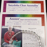 H&E社 サチャロカ アゼツライト（AZOZEO) 6mm玉ブレスレット 証明書付 10.3g (ID:83856)