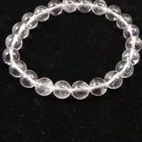 オイルインクォーツ  8.5mm玉ブレスレット 20.0g (ID:83932)