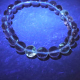 オイルインクォーツ  8.5mm玉ブレスレット 20.0g (ID:83932)