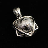 ギベオン 六芒星 ペンダントトップ 3.21g (ID:84150)