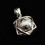 ギベオン 六芒星 ペンダントトップ 3.21g (ID:84150)