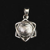 ギベオン 六芒星 ペンダントトップ 3.21g (ID:84150)