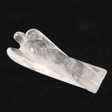 ヒマラヤ水晶 マニカラン産  77mm エンジェル 天使 置物 60.5ｇ (ID:84217)