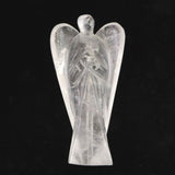 ヒマラヤ水晶 マニカラン産  77mm エンジェル 天使 置物 60.5ｇ (ID:84217)