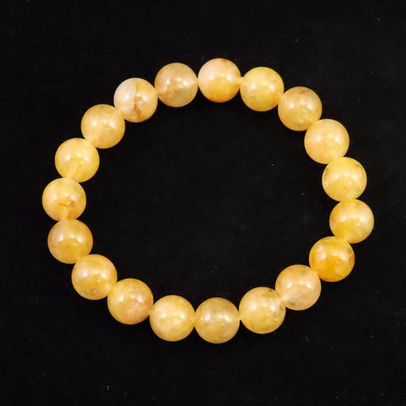 H&E社 ヒマラヤレッドゴールドアゼツライト(AZOZEO)  10mm玉ブレスレット 証明書付 28.5g (ID:84295)