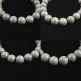 青海薬石 （新潟県糸魚川市） 10mm玉ブレスレット 証明書付 28.1ｇ　 (ID:84395)