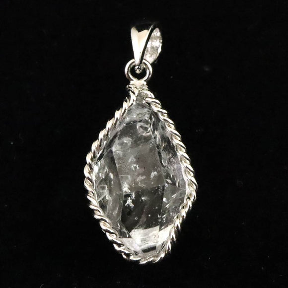 ハーキマーダイヤモンド 原石　ペンダントトップ 3.2g (ID:84453)