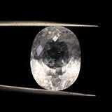 ロシア産 フェナカイト 16.6mm オーバルカット  ルース 鑑別書付 14.58ct (ID:84532)