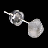 ロシア産 フェナカイト 7mmタンブル ピアス 0.92g (ID:84721)