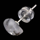 ロシア産 フェナカイト 7mmタンブル ピアス 0.92g (ID:84721)