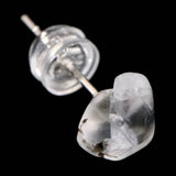 ロシア産 フェナカイト 7mmタンブル ピアス 0.92g (ID:84721)