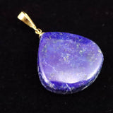 ラピスラズリ 24mmフリーフォーム ペンダントトップ 6.9g (ID:84805)