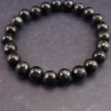 グリーンランド産 ヌーマイト STグレード 8mm玉 ブレスレット 20.2g  (ID:84848)