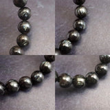 グリーンランド産 ヌーマイト STグレード 8mm玉 ブレスレット 20.2g  (ID:84848)