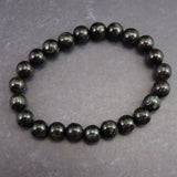 グリーンランド産 ヌーマイト STグレード 8mm玉 ブレスレット 20.2g  (ID:84848)