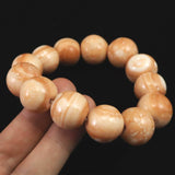 龍宮舎利石　タイ龍宮洞穴産　天眼　16.5mm玉ブレスレット 85.5g (ID:84974)