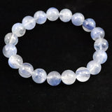 カイヤナイト イン シリカ AAA 10mm玉ブレスレット 28.65g (ID:85052)