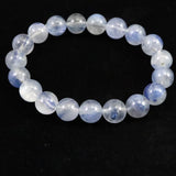 カイヤナイト イン シリカ AAA 10mm玉ブレスレット 28.65g (ID:85052)