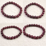 天然ルビー  8mm玉 ブレスレット 24.9g　 (ID:85150)
