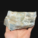 ヒマラヤ スカルドゥ産 アクアマリン 145mm原石　1055g (ID:85160)