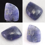 タンザナイト 非加熱 24mm フリーフォーム　ルース 39.5ct  (ID:85234)