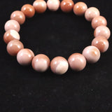 アラシャンアゲート ゴビアゲート　11mm玉ブレスレット 33.6g (ID:85312)