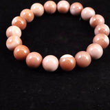 アラシャンアゲート ゴビアゲート　11mm玉ブレスレット 33.6g (ID:85312)