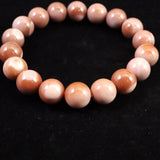 アラシャンアゲート ゴビアゲート　11mm玉ブレスレット 33.6g (ID:85312)