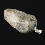 ロシア産 フェナカイト 13mm 半面磨き 原石 ペンダントトップ 6.52g (ID:85629)