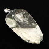 ロシア産 フェナカイト 13mm 半面磨き 原石 ペンダントトップ 6.52g (ID:85629)