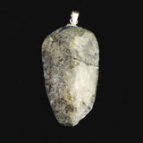 ロシア産 フェナカイト 13mm 半面磨き 原石 ペンダントトップ 6.52g (ID:85629)