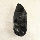 黒曜石 打製石器  99mm  後期旧石器時代 東北・北海道地域 79.0g (ID:85670)