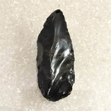 黒曜石 打製石器  99mm  後期旧石器時代 東北・北海道地域 79.0g (ID:85670)