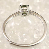 モルダバイト 5mmラウンドカット リング フリーサイズ type.A (ID:85680)