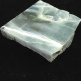 糸魚川翡翠  小滝産 45mm原石スライス グリーン ディレクトリカード付 44.74g (ID:85918)