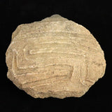 縄文土器 縄文中期 東北・北海道地域  110mm陶片   111.4g  (ID:86134)