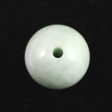 糸魚川翡翠 小滝産 薄緑 10.1mm玉ビーズ 現品 ディレクトリカード付 8.35ct (ID:86175)