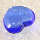 H&E社 シベリアンブルークォーツ 40mm ハート 36.1g (ID:86269)