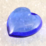 H&E社 シベリアンブルークォーツ 40mm ハート 36.1g (ID:86269)