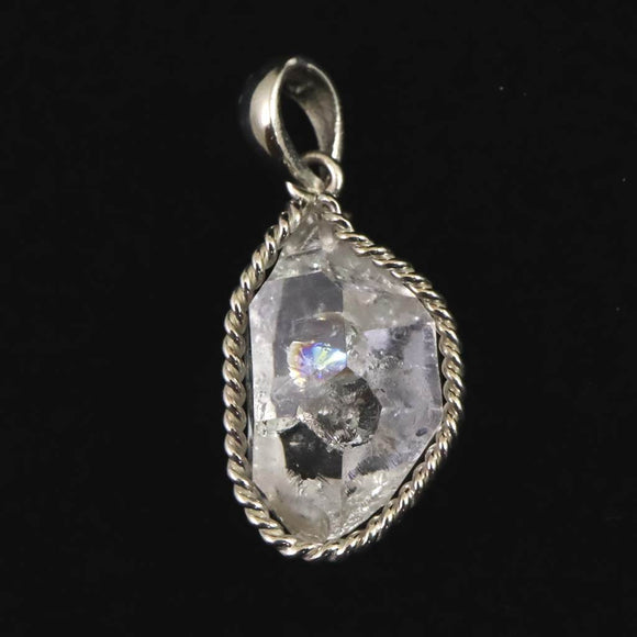 ハーキマーダイヤモンド 原石　ペンダントトップ 3.1g (ID:86303)