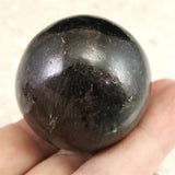 H&E社 アルベゾナイト アルベゾン閃石　40mm スフィア 113.0g (ID:86390)