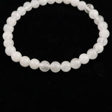 H&E社 アゼツライト（AZOZEO)　6mm玉ブレスレット 証明書付 10.0g (ID:86606)