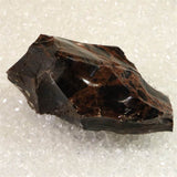 北海道産 オブシディアン 黒曜石 花十勝 110mm原石 229g (ID:86700)