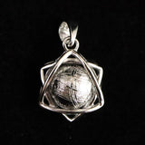 ギベオン 六芒星 ペンダントトップ 3.22g (ID:86709)