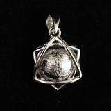 ギベオン 六芒星 ペンダントトップ 3.22g (ID:86709)