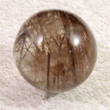 レッドブロンズルチルクォーツ　25mmスフィア 22.1g  (ID:86722)