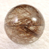 レッドブロンズルチルクォーツ　25mmスフィア 22.1g  (ID:86722)