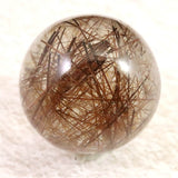 レッドブロンズルチルクォーツ　25mmスフィア 22.1g  (ID:86722)